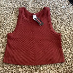 nikibiki cropped work out shirt